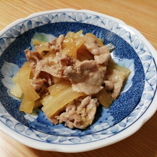 豚肉と大根の生姜風味炒め